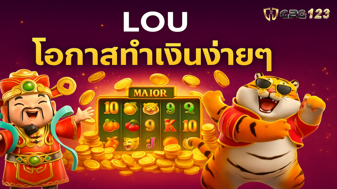 เริ่มต้นเส้นทางแห่งความร่ำรวย ช่องทางในการสร้างรายได้ที่ง่าย ปลอดภัย และได้เงินจริง เว็บไซต์ LOU คือคำตอบที่คุณไม่ควรพลาดอย่างเด็ดขาด