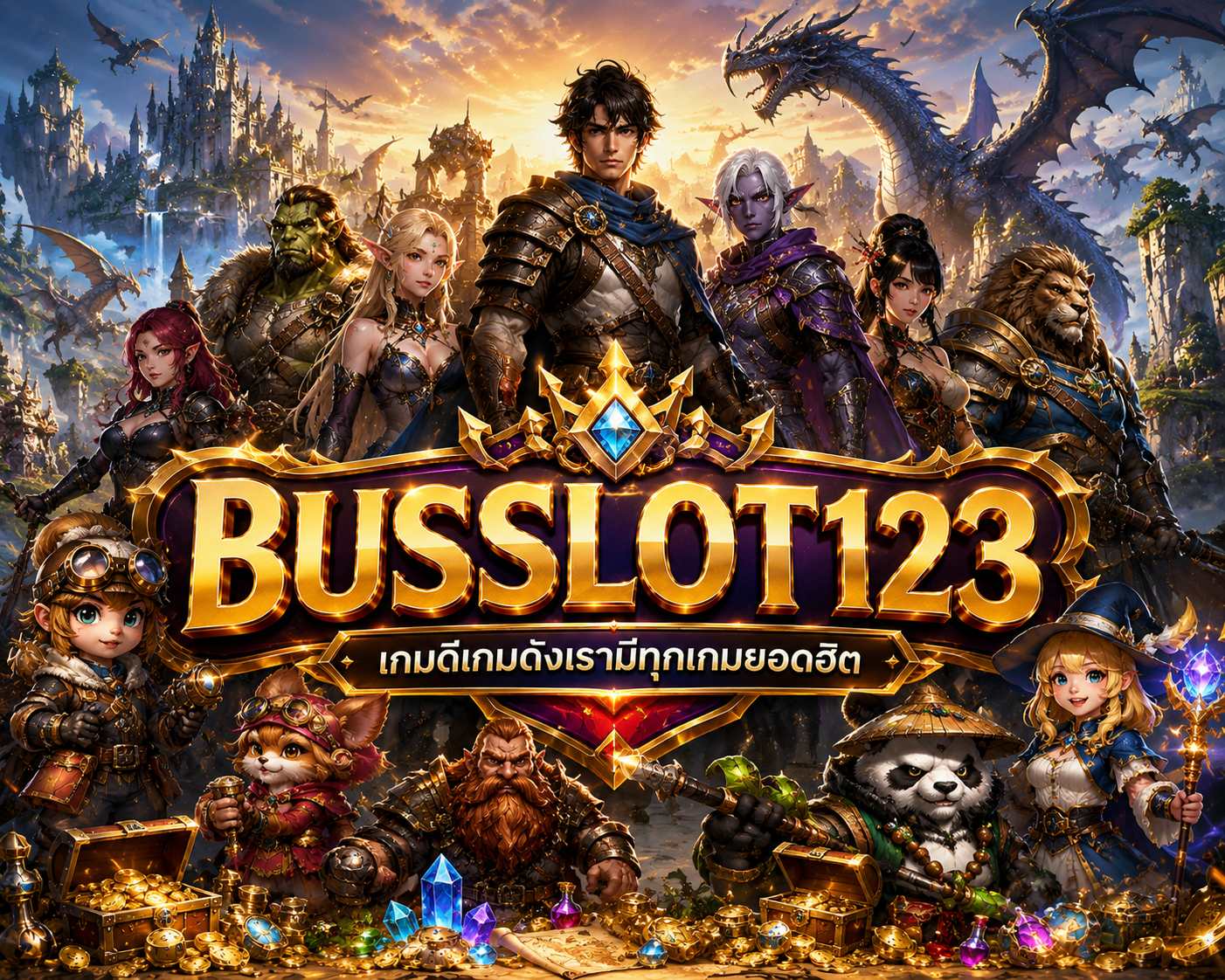 BUSSLOT123 เกมดีเกมดังเรามีทุกเกมยอดฮิต รวดเร็วทันใจ