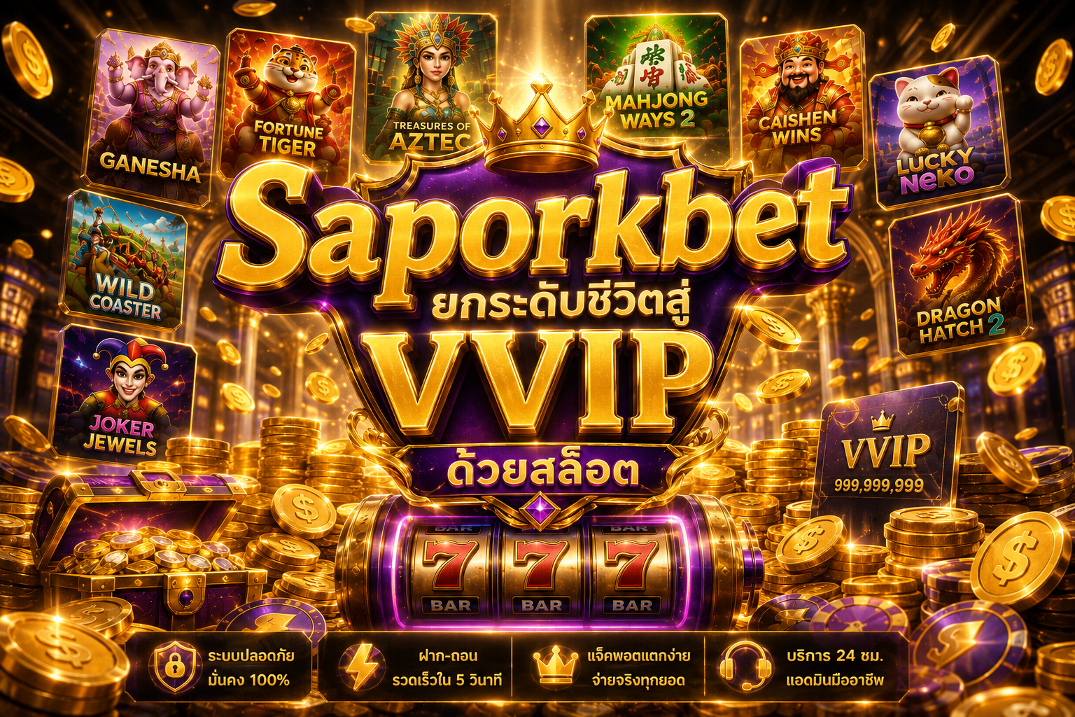 อยากรวยข้ามคืนต้อง Saporkbet สล็อตเว็บตรง ปลอดภัย มีใบรับรอง สล็อตออนไลน์ ที่นี่ แตกง่าย จ่ายจริง รวยง่ายแค่ปลายนิ้ว แจ็คพอตแตกล้านก็จ่าย